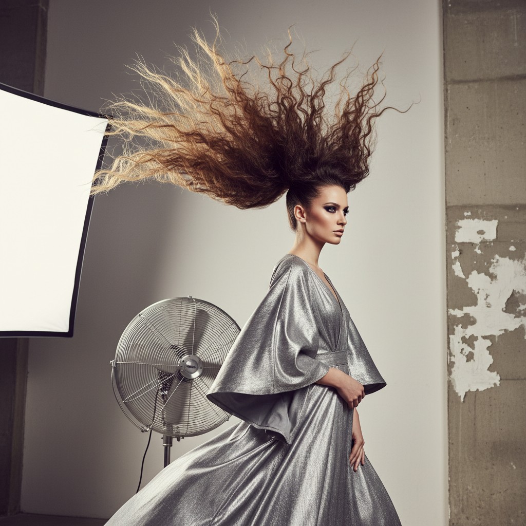 The Voluminous Textured Ponytail