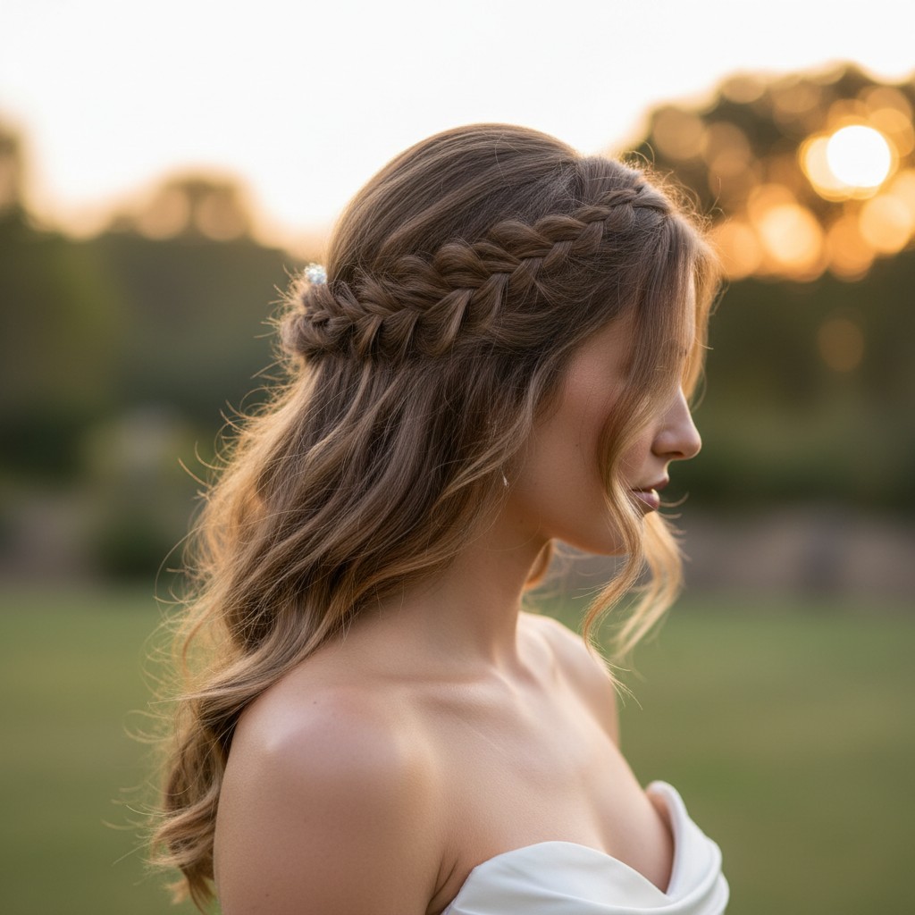 Delicate Waterfall Braid