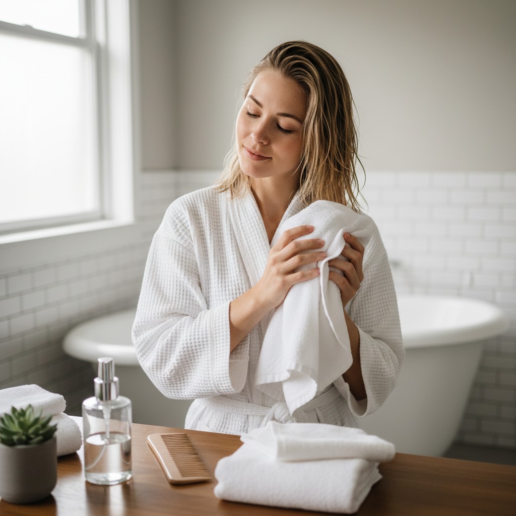 Start with Damp, Not Soaking Wet, Hair
